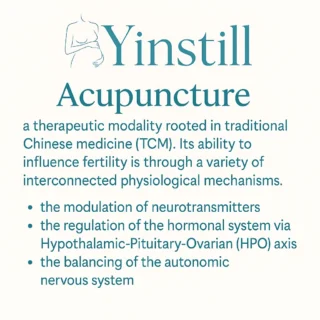 Acupunctures ability to influence #fertility is via:
 - neurotransmitters
 - HPO axis 
 - nervous system